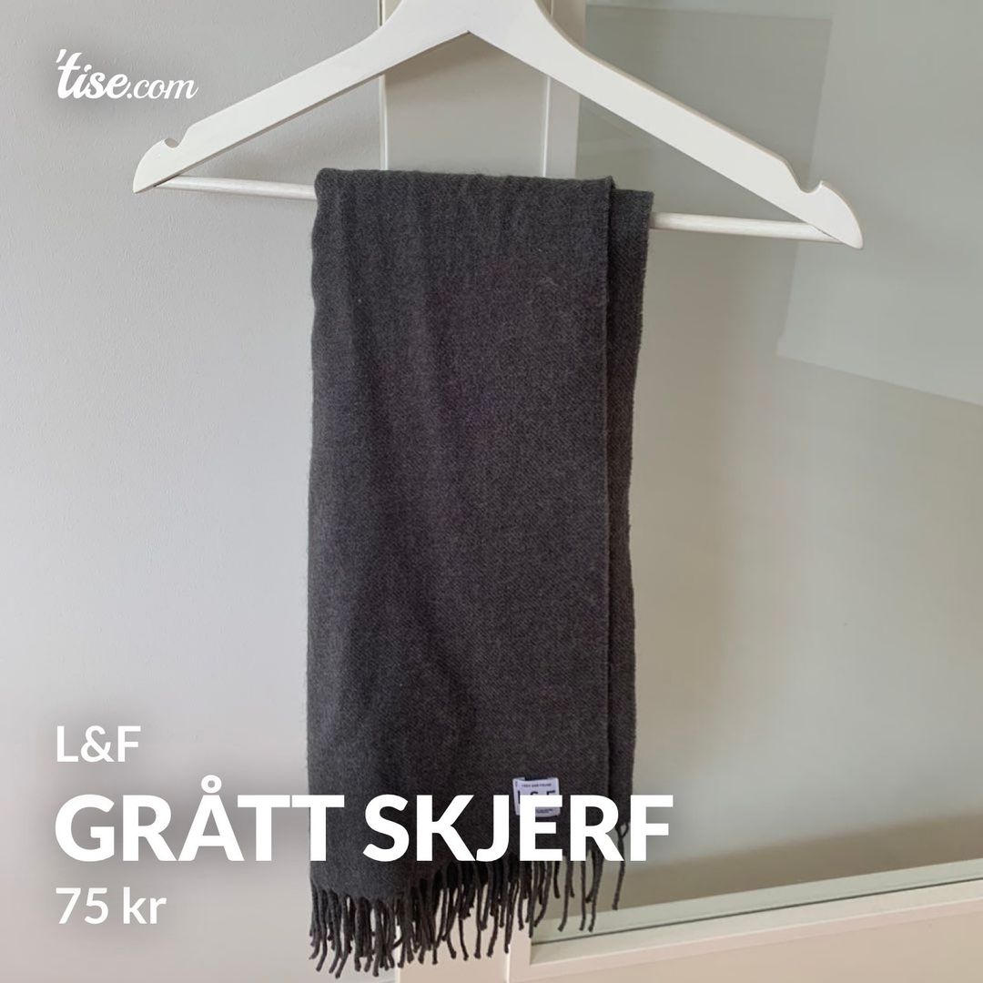 Grått skjerf