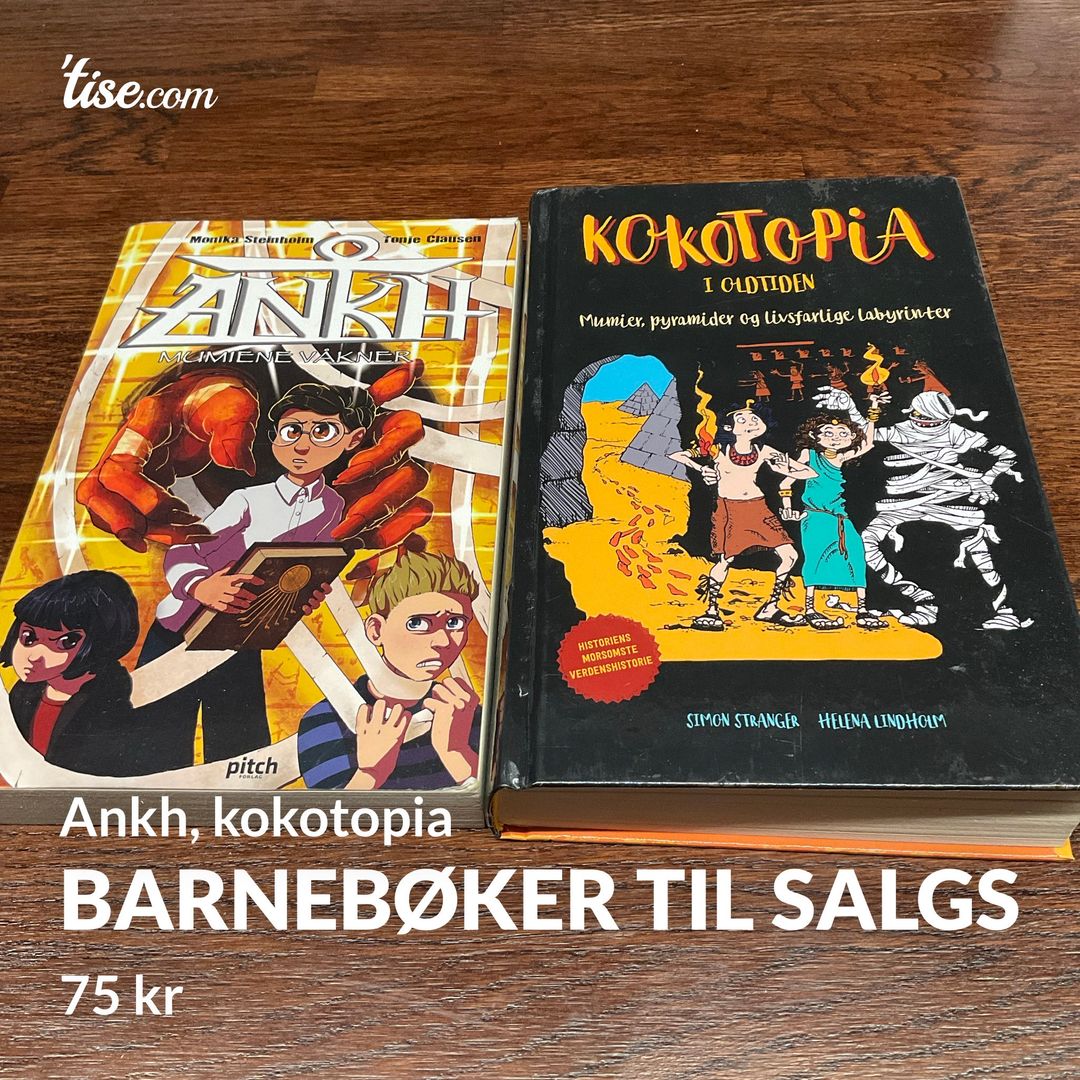 Barnebøker til salgs