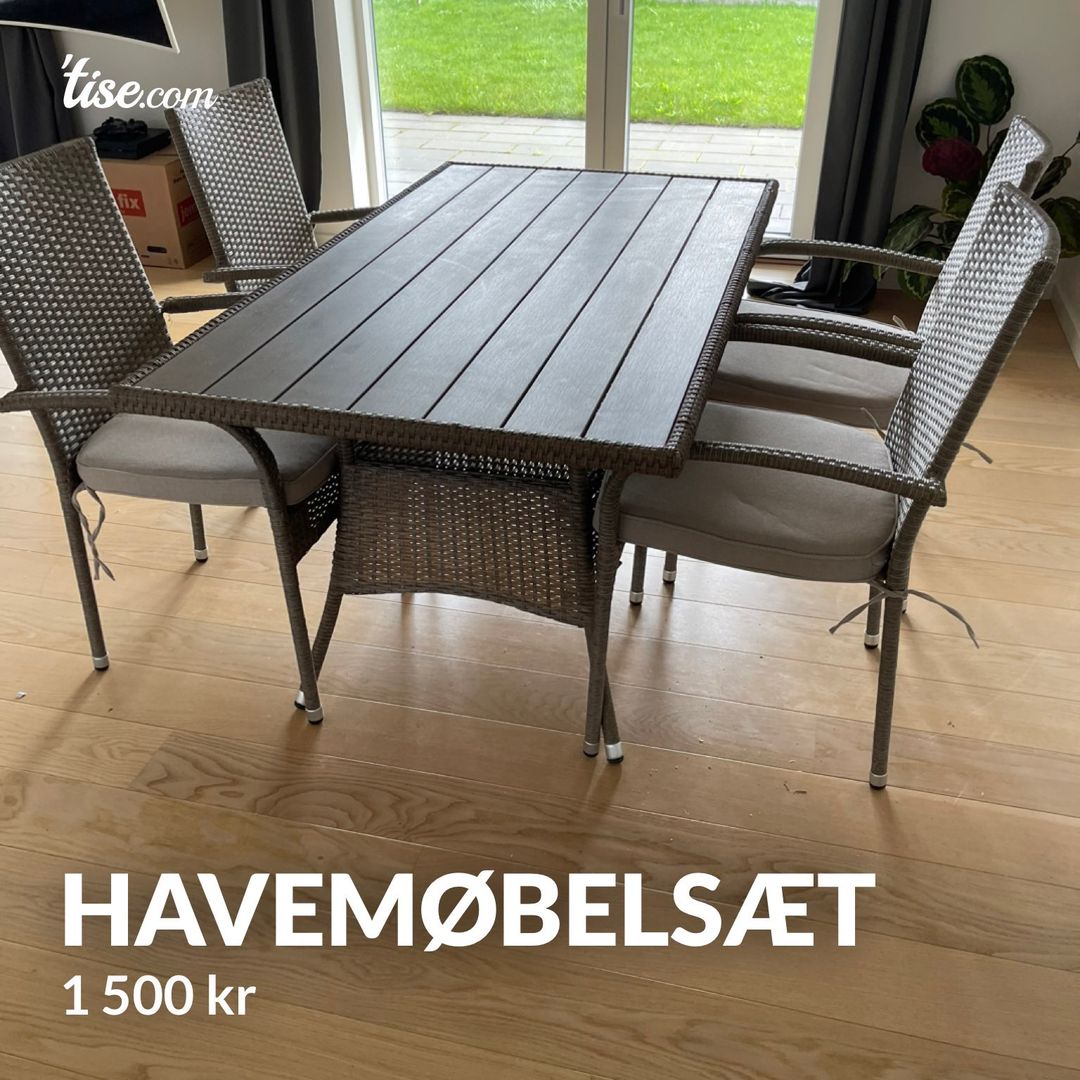 Havemøbelsæt