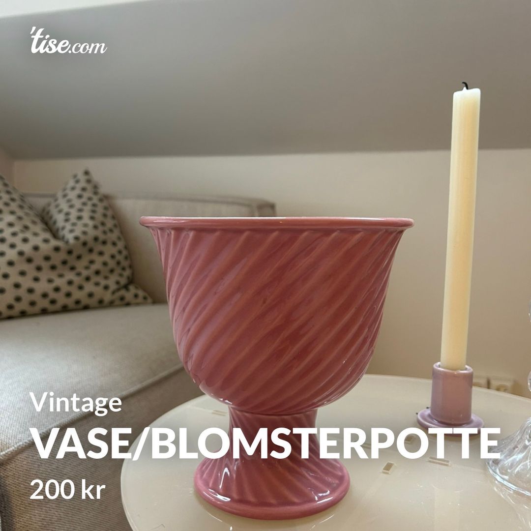 Vase/blomsterpotte