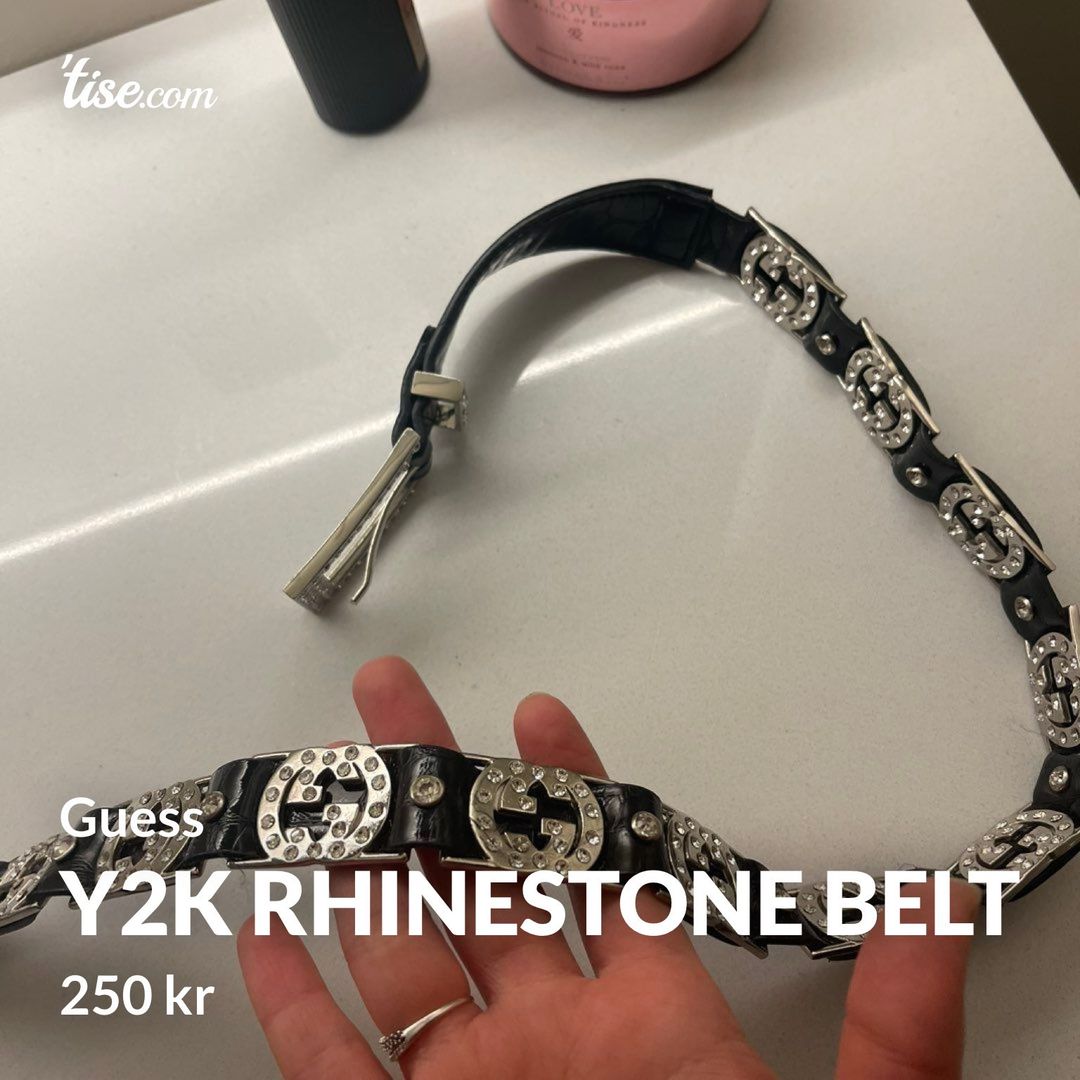 Y2k Rhinestone Belt