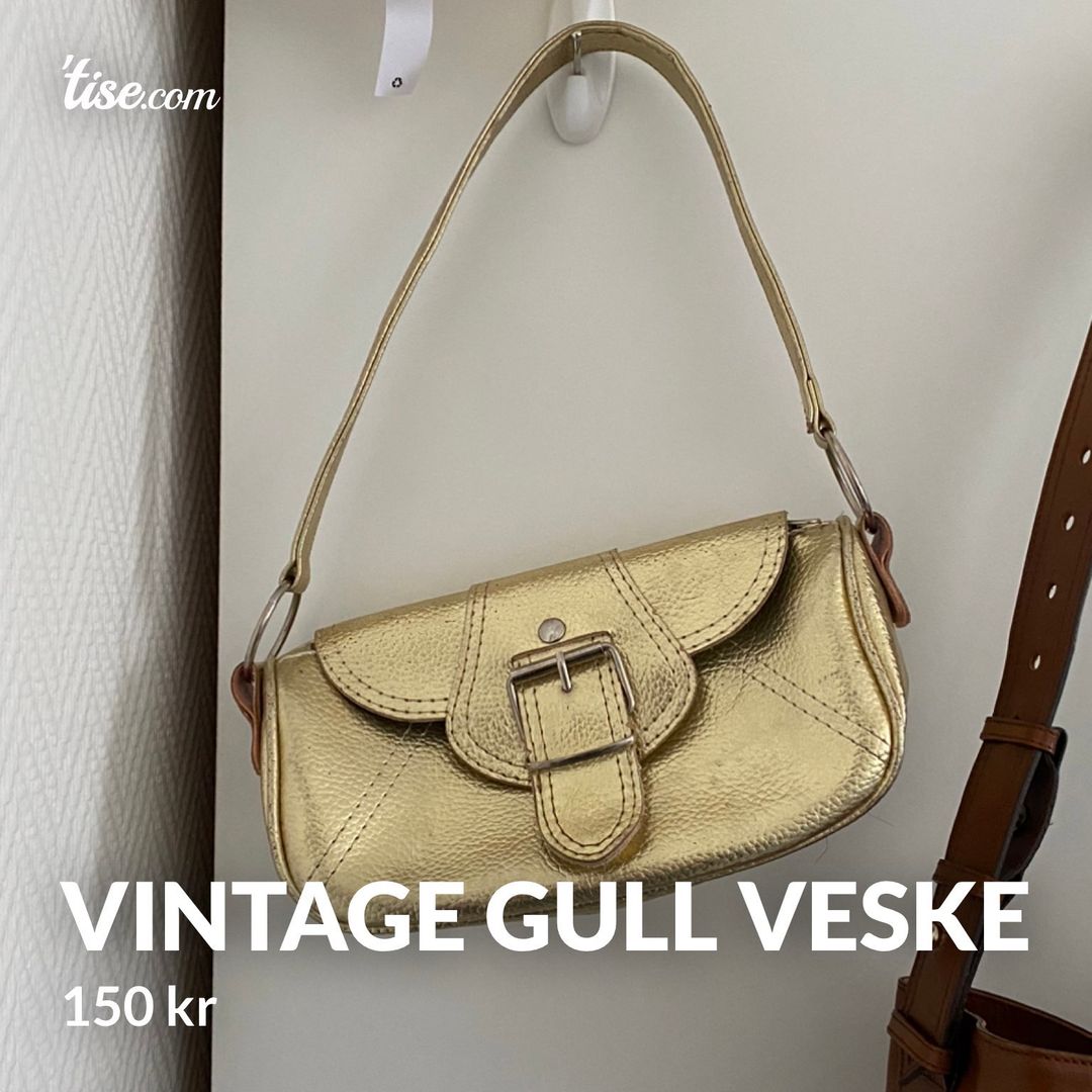 Vintage gull veske