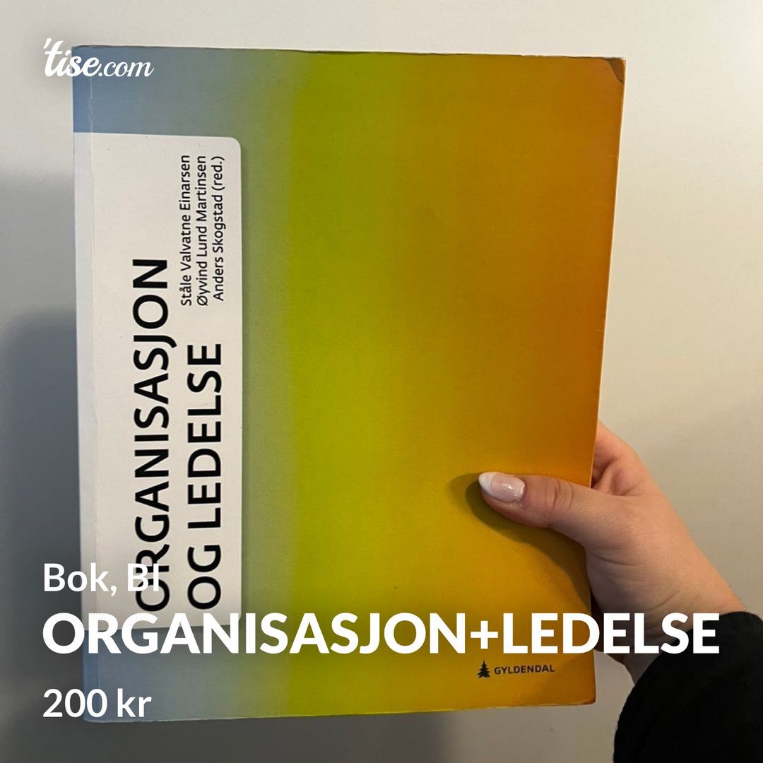 Organisasjon+ledelse