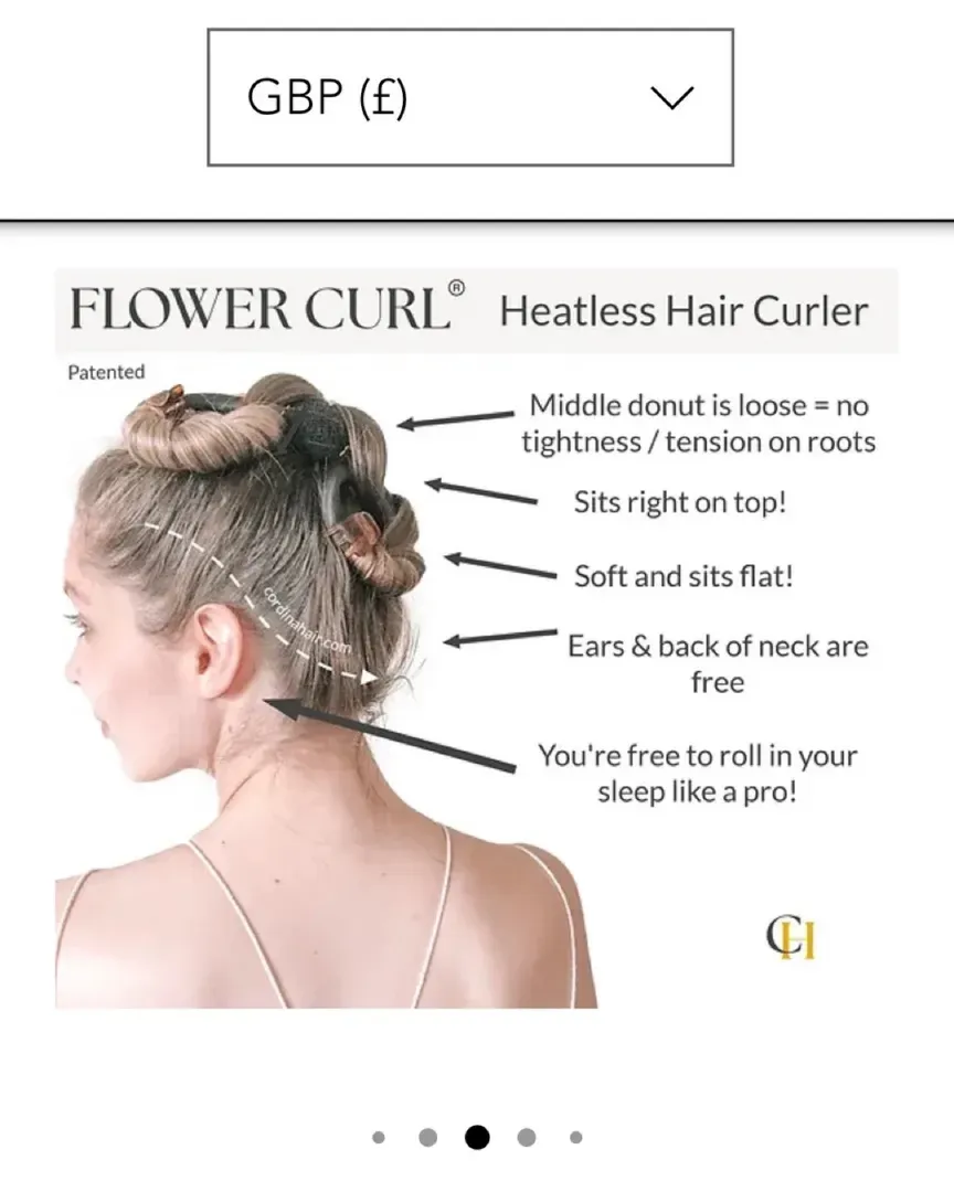 Heatless curls