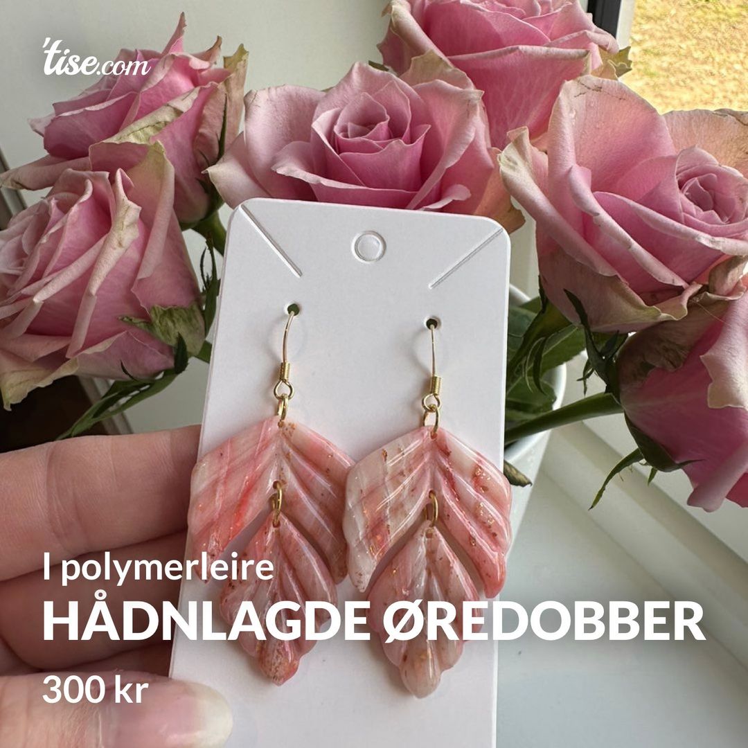 Hådnlagde øredobber