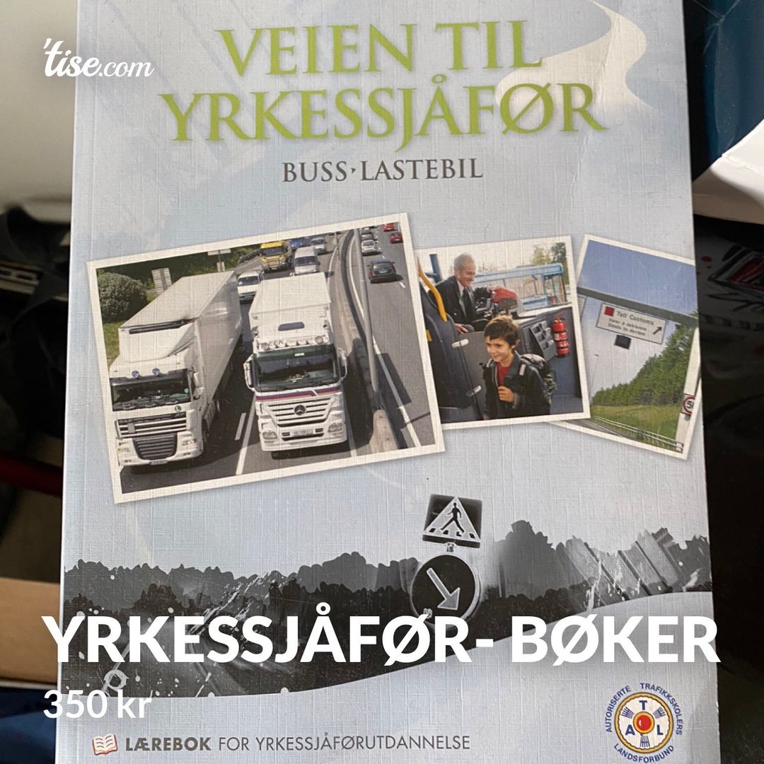 Yrkessjåfør- bøker