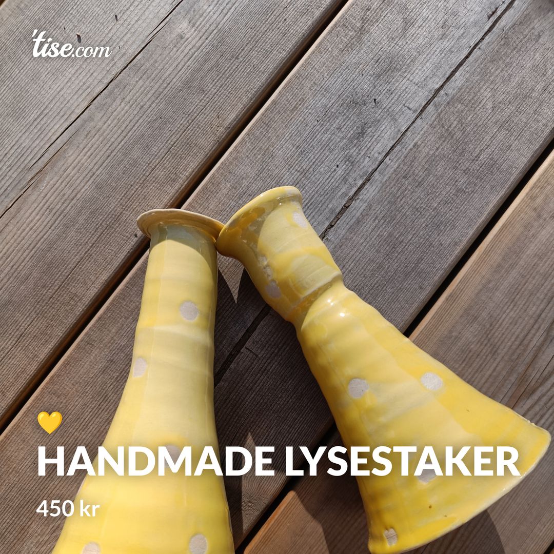 Handmade lysestaker