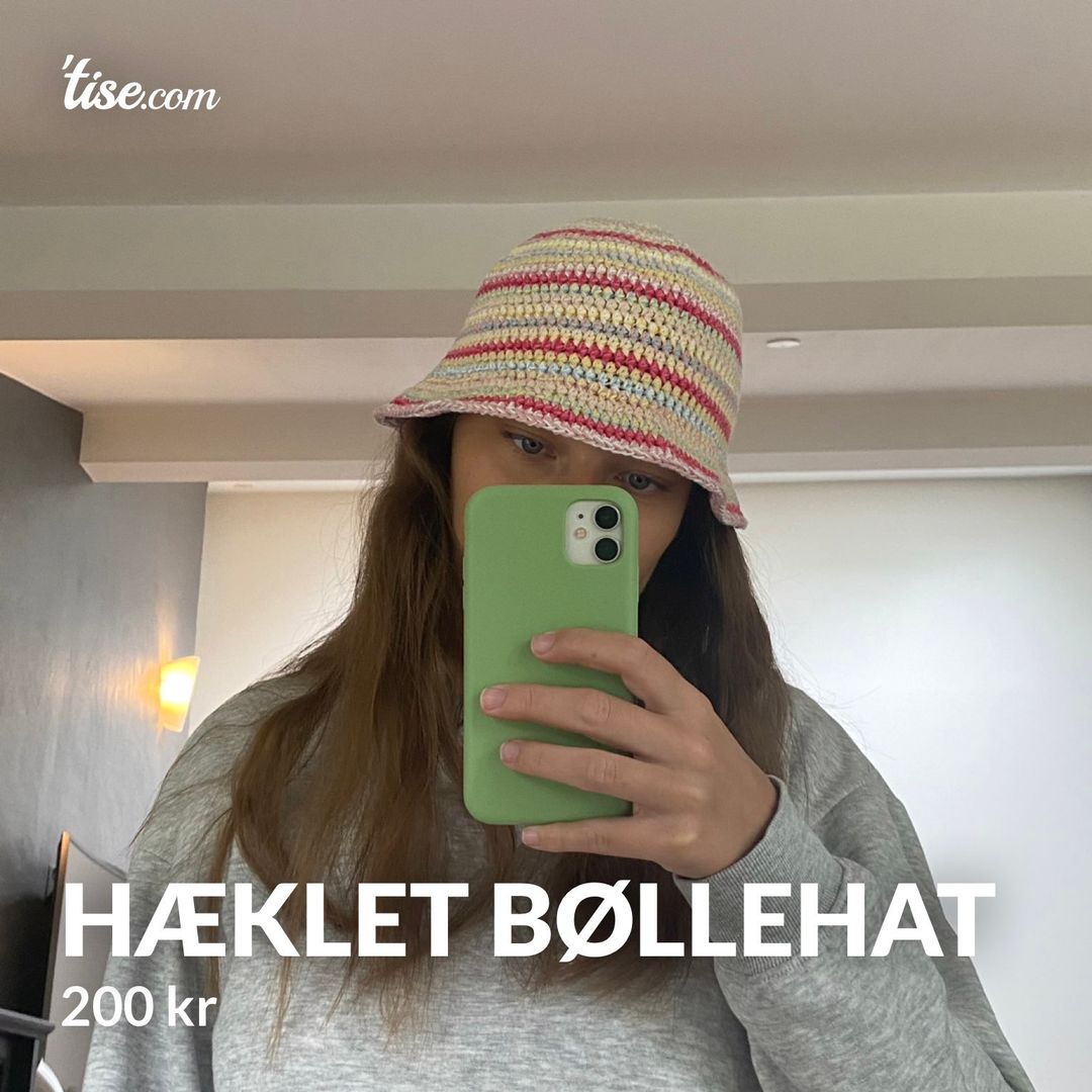 Hæklet bøllehat