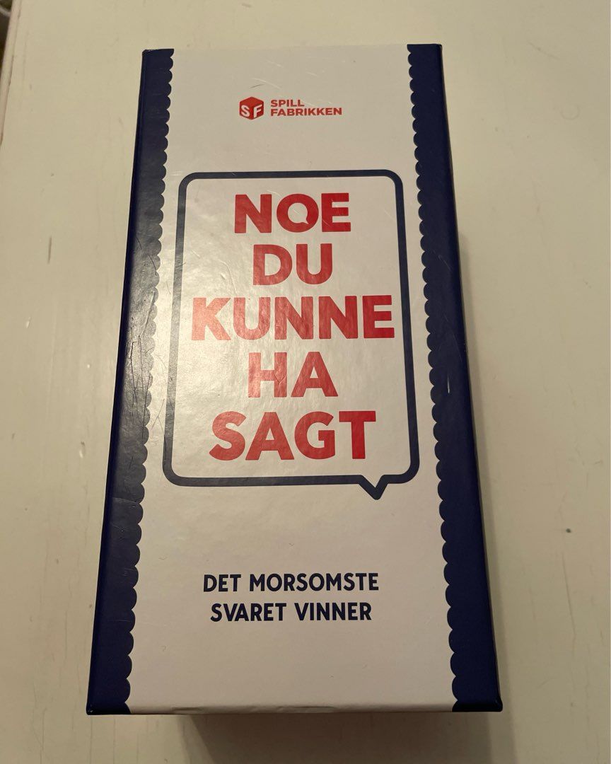 Noe du kunne sagt