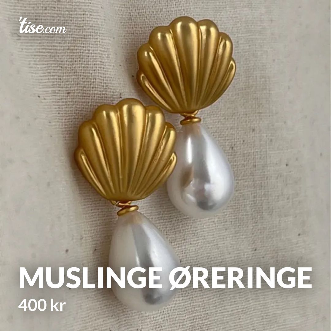 muslinge øreringe