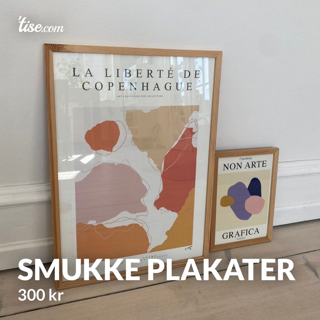 Smukke plakater