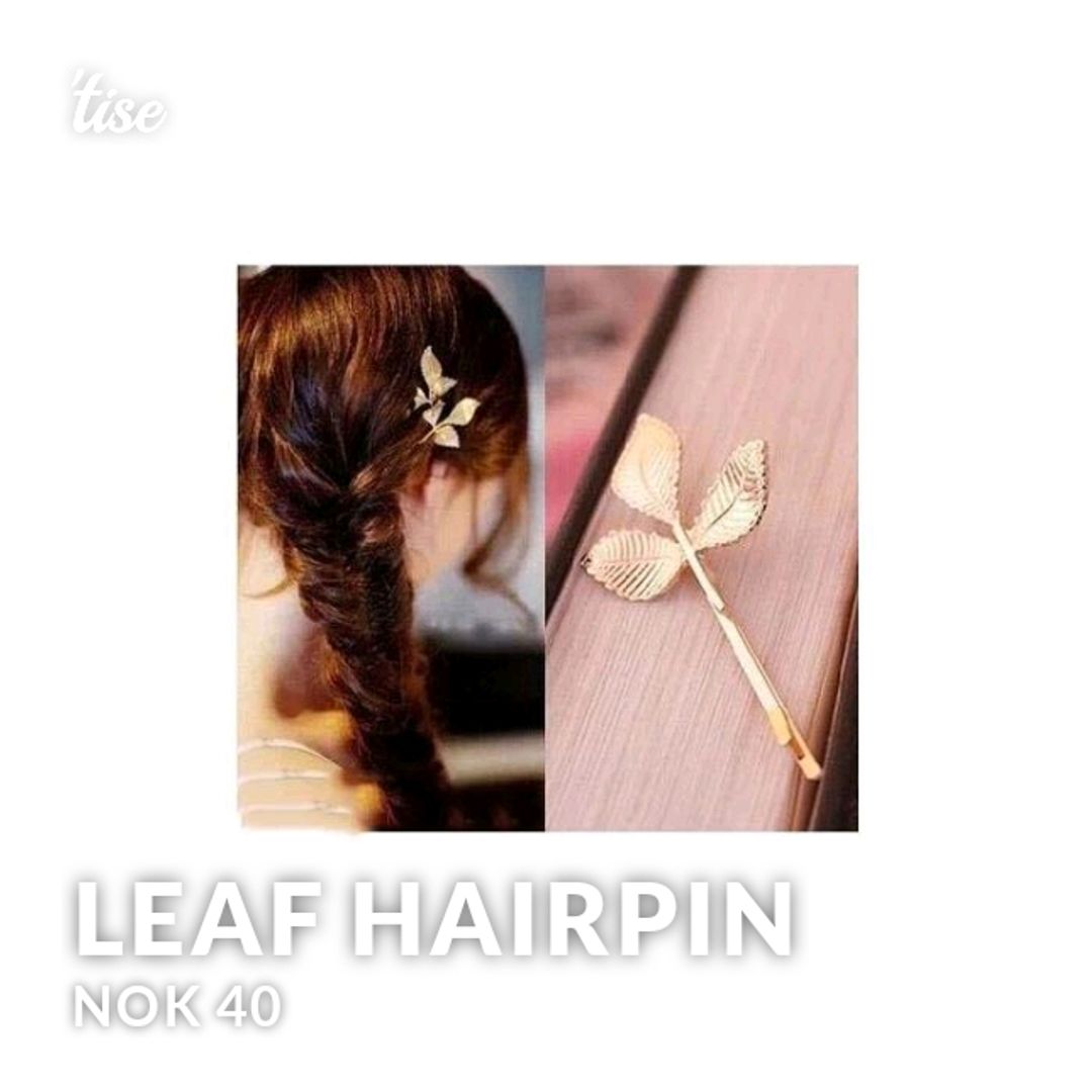 Leaf Hairpin