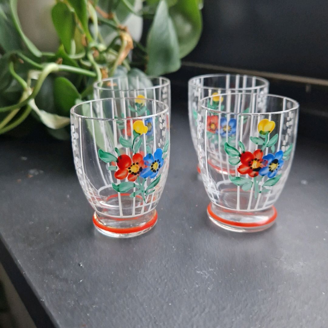 Håndmalte Glass