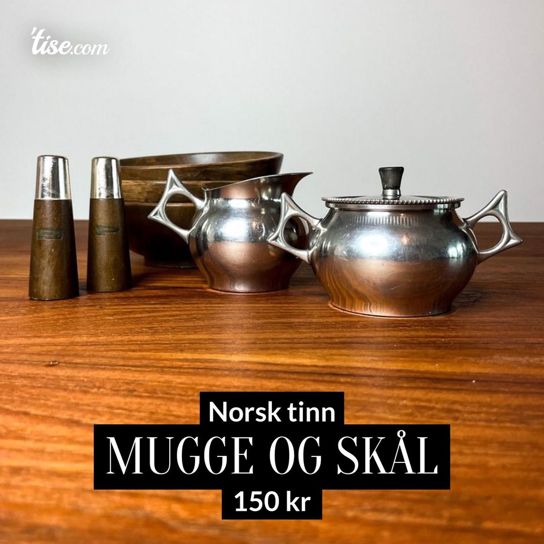 Mugge og skål