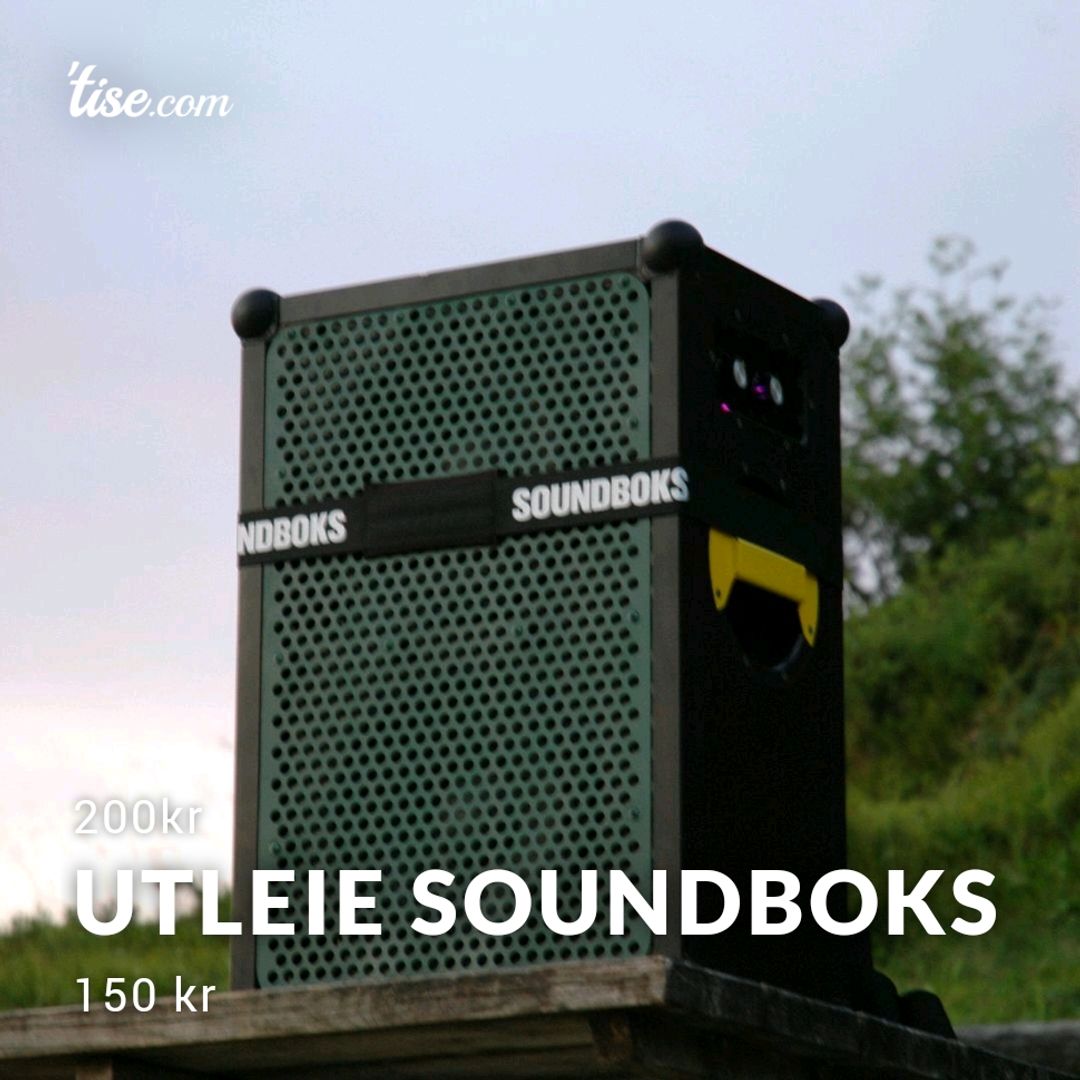 Utleie Soundboks