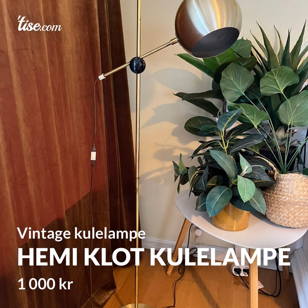 Hemi klot kulelampe