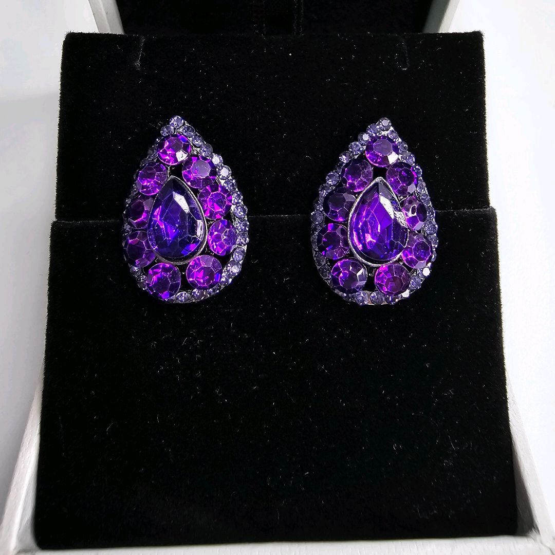 Purple Earrings