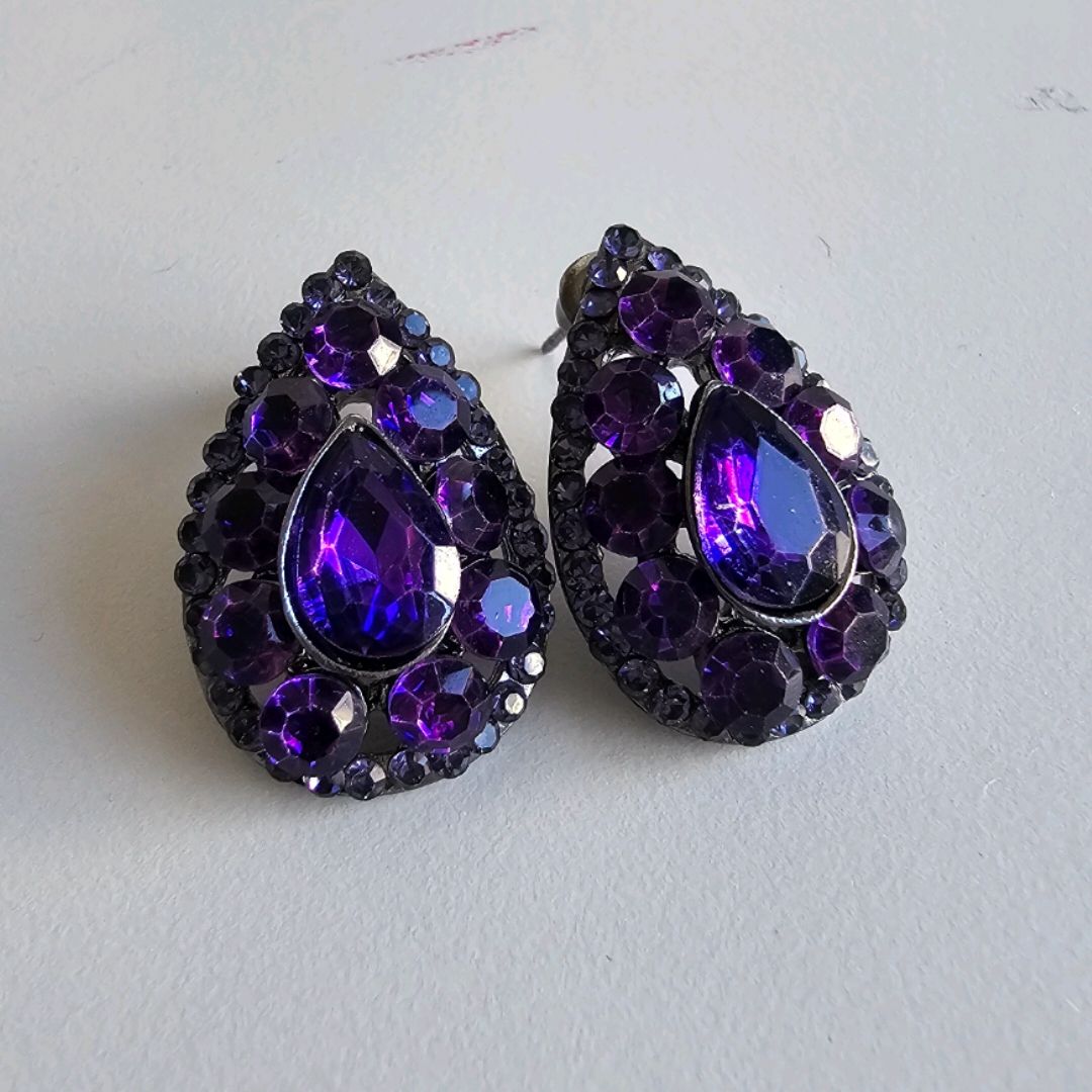 Purple Earrings