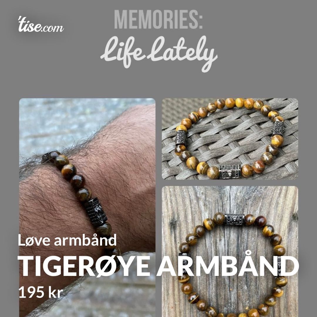 Tigerøye armbånd