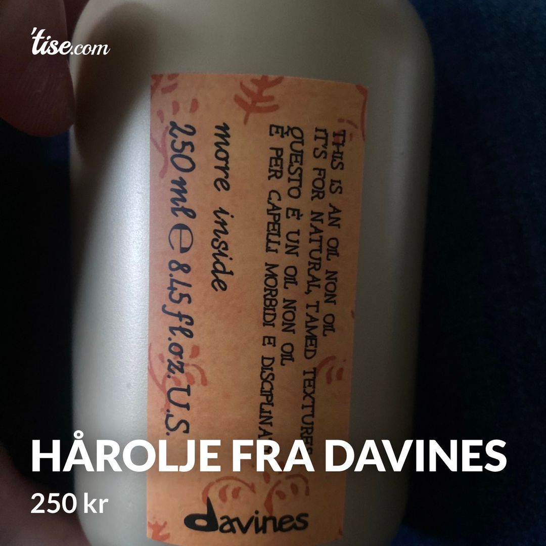 Hårolje fra Davines