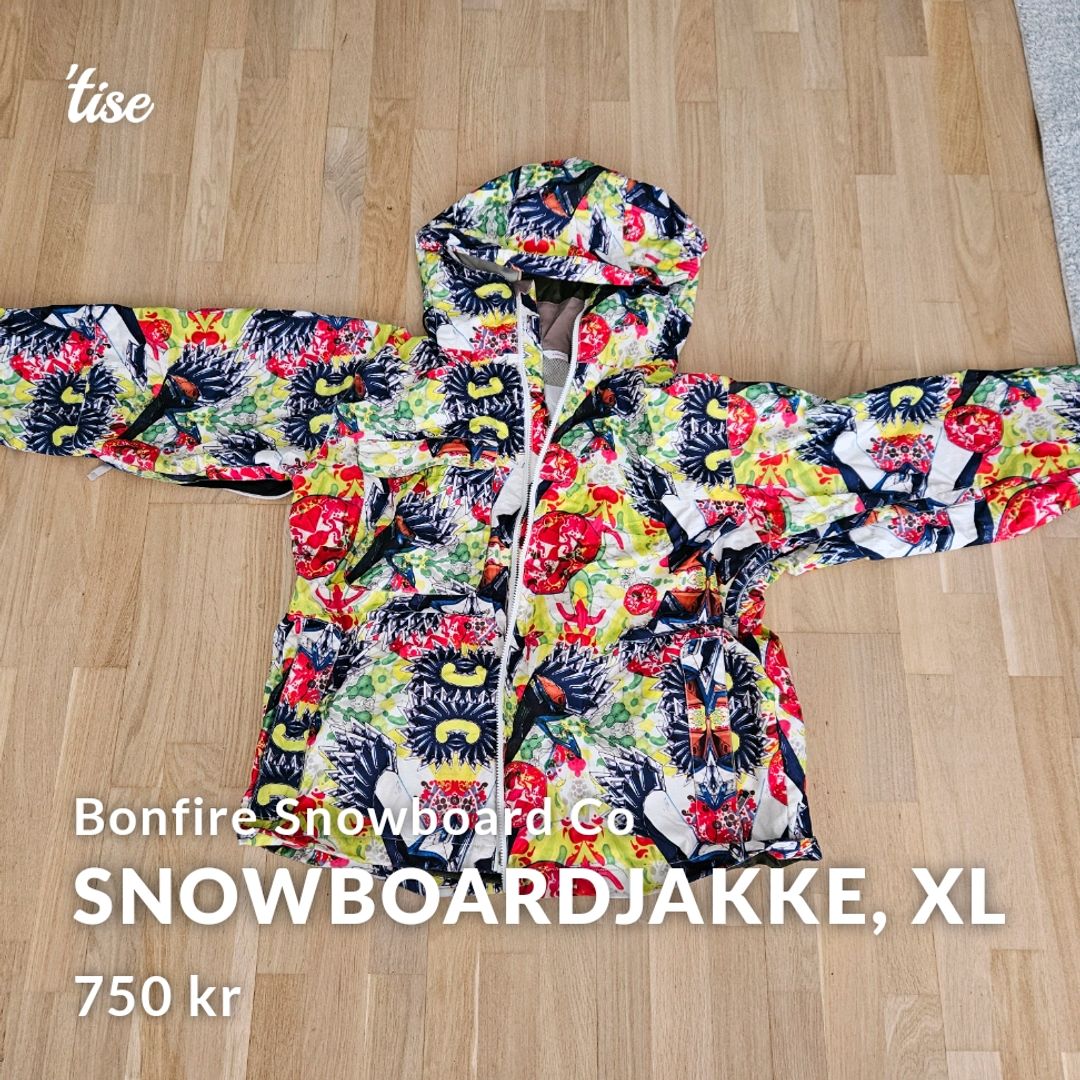 Snowboardjakke XL