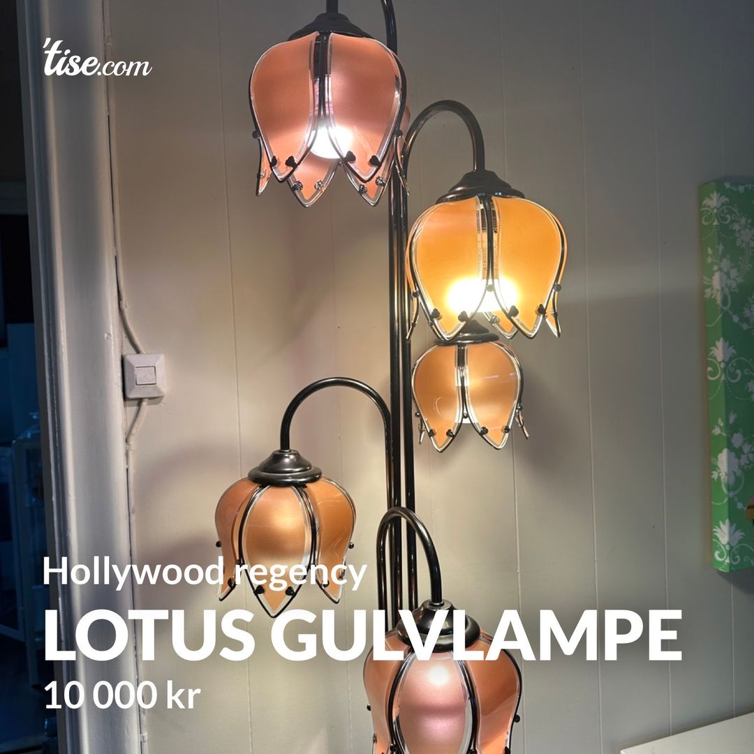 Lotus gulvlampe