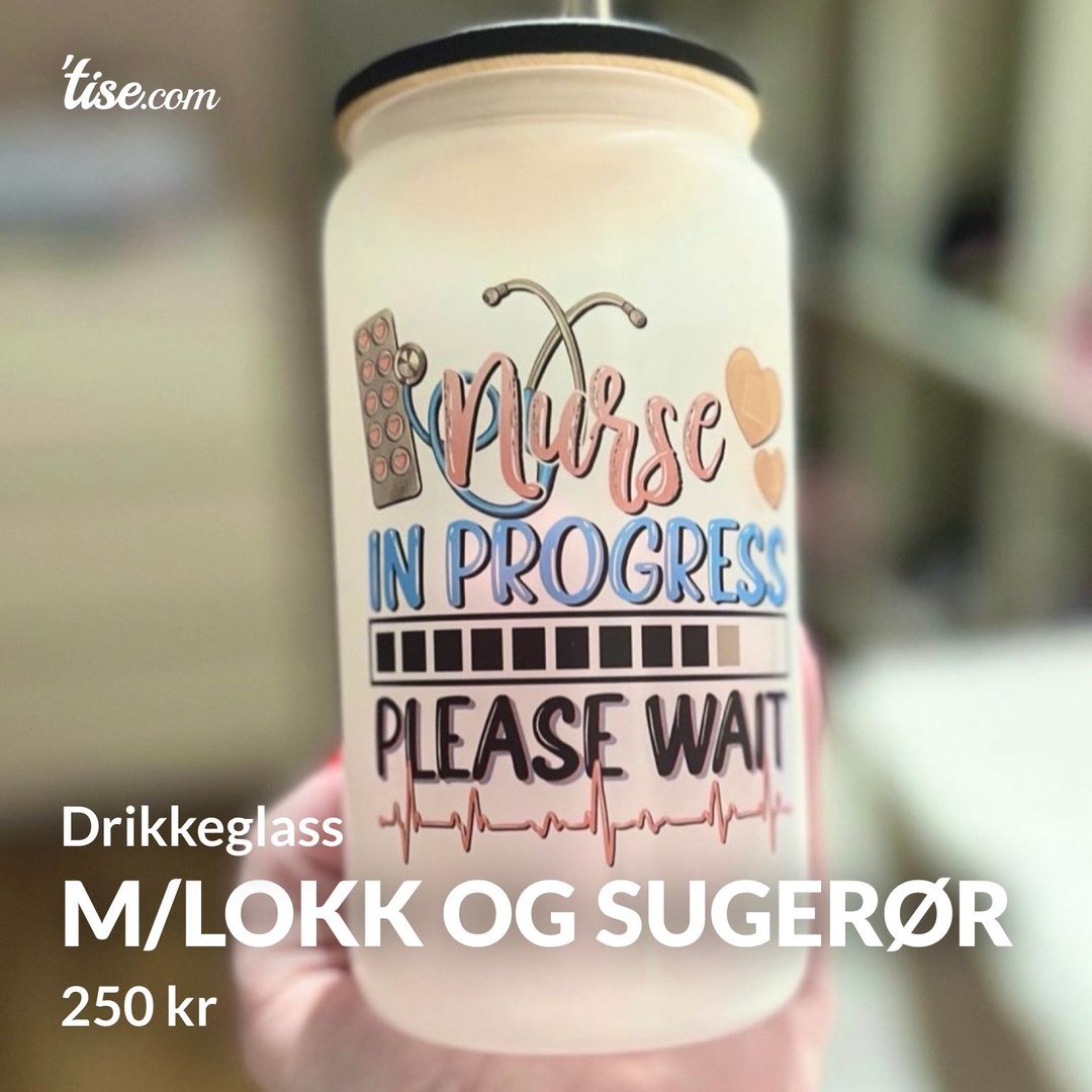 m/lokk og sugerør