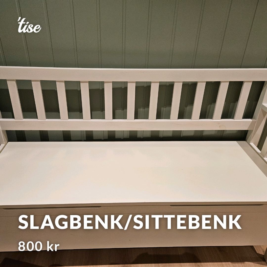 Slagbenk/sittebenk