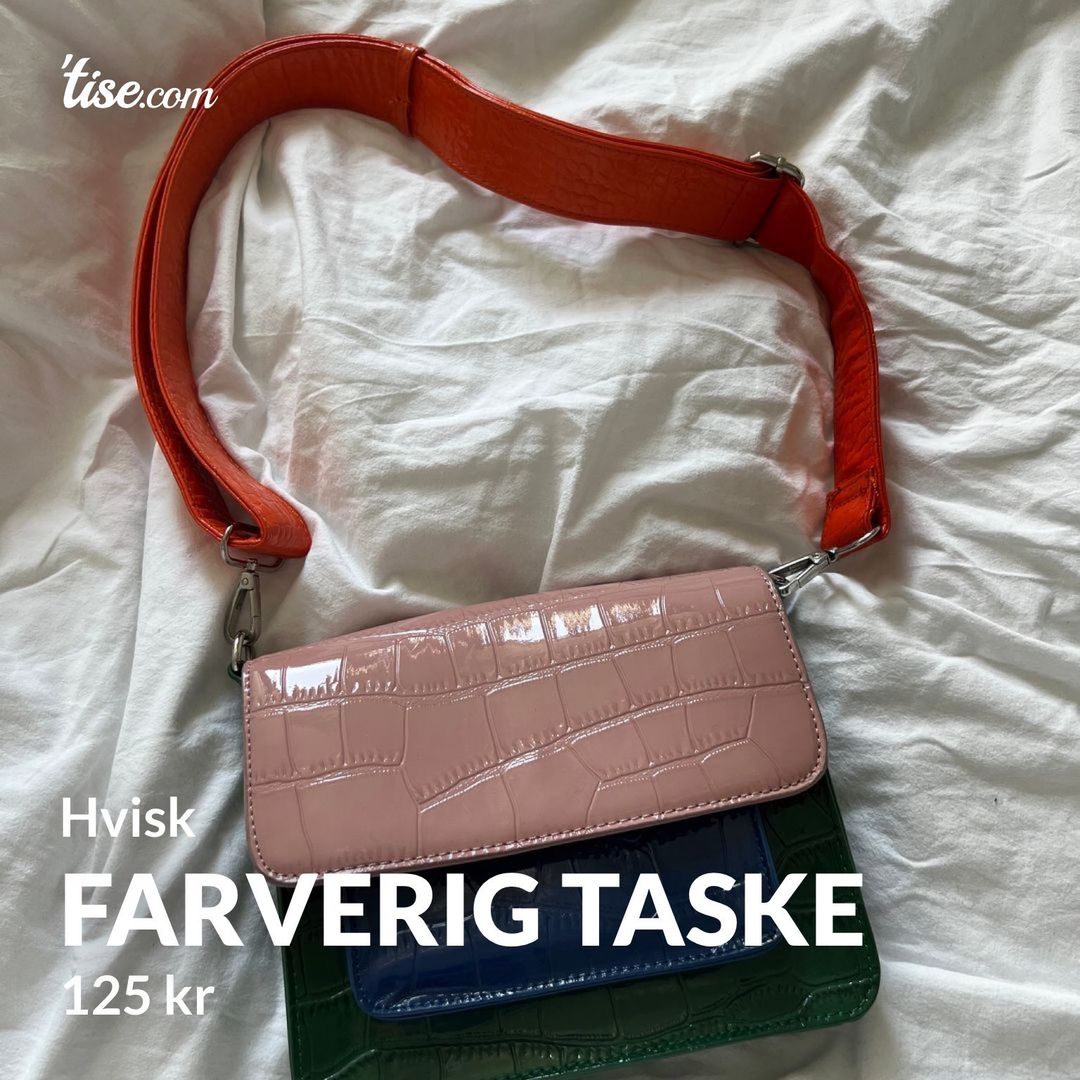 Farverig taske