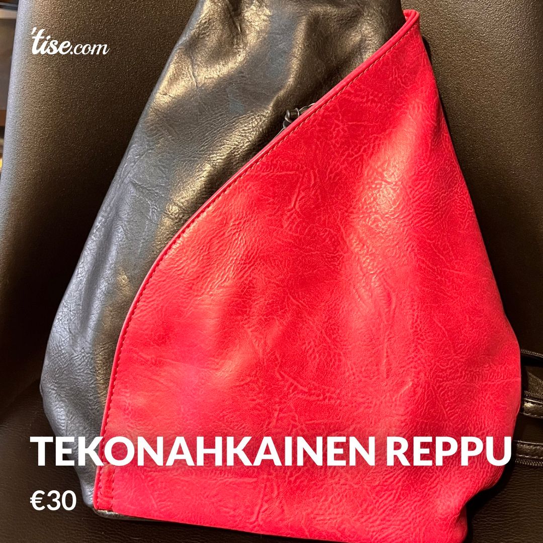 Tekonahkainen reppu