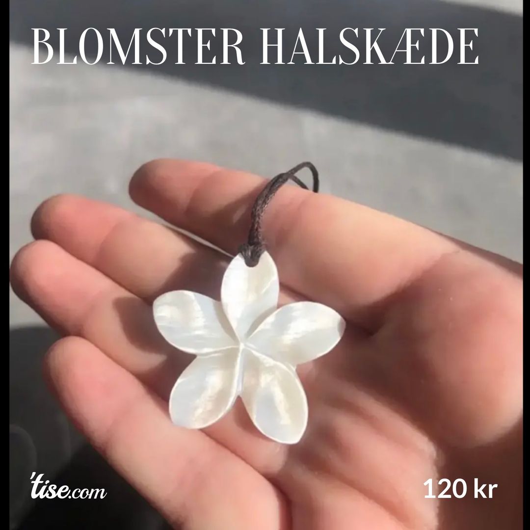 Blomster halskæde