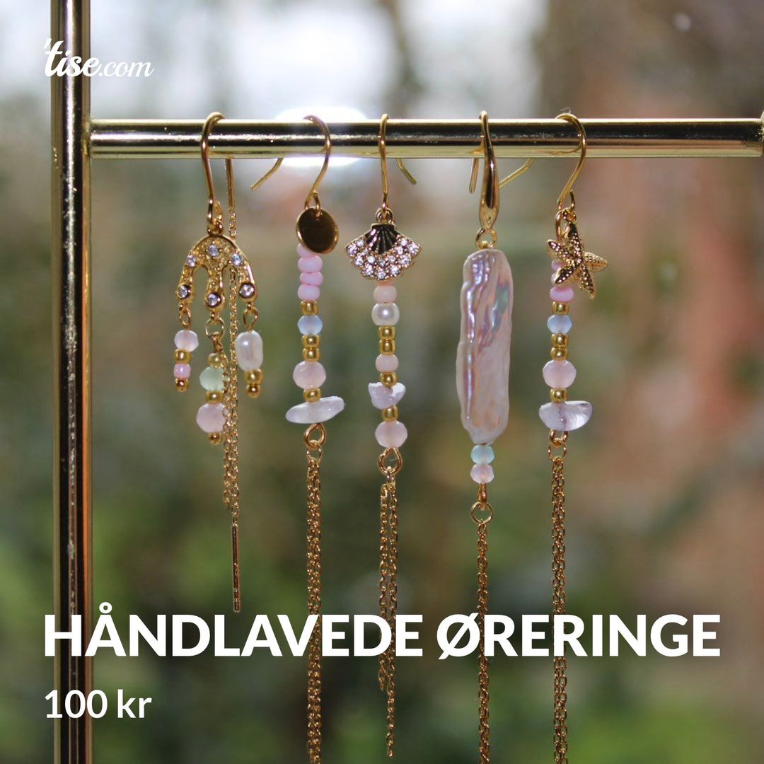 Håndlavede øreringe