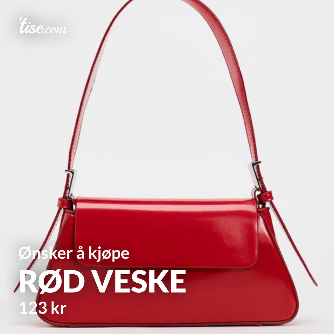 Rød veske