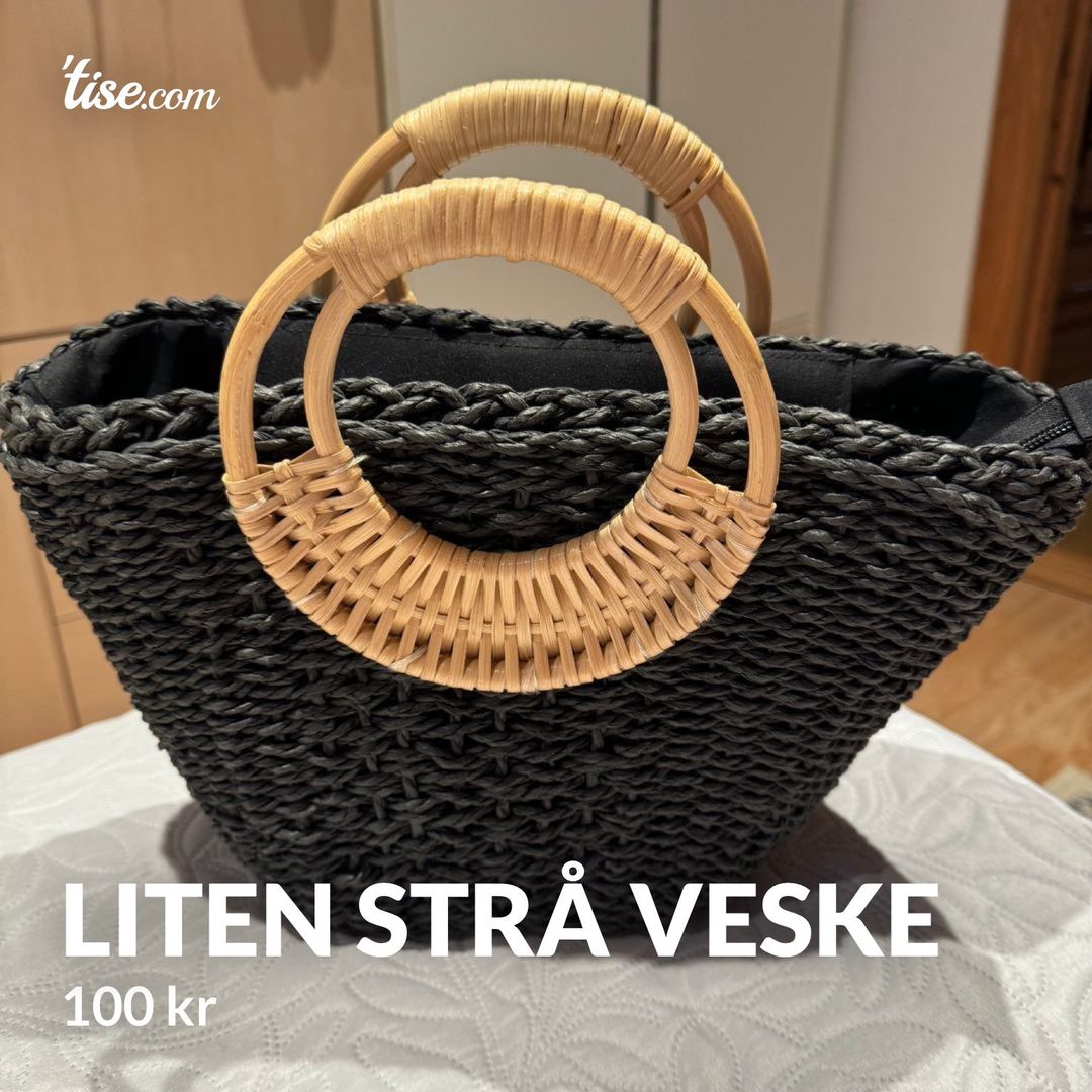 Liten strå veske