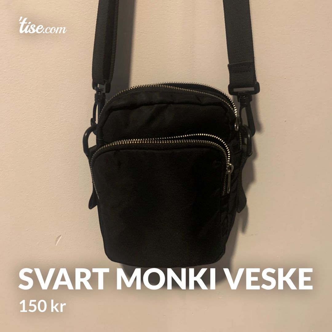 Svart monki veske