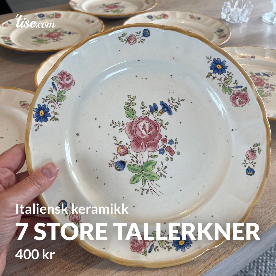 7 store tallerkner