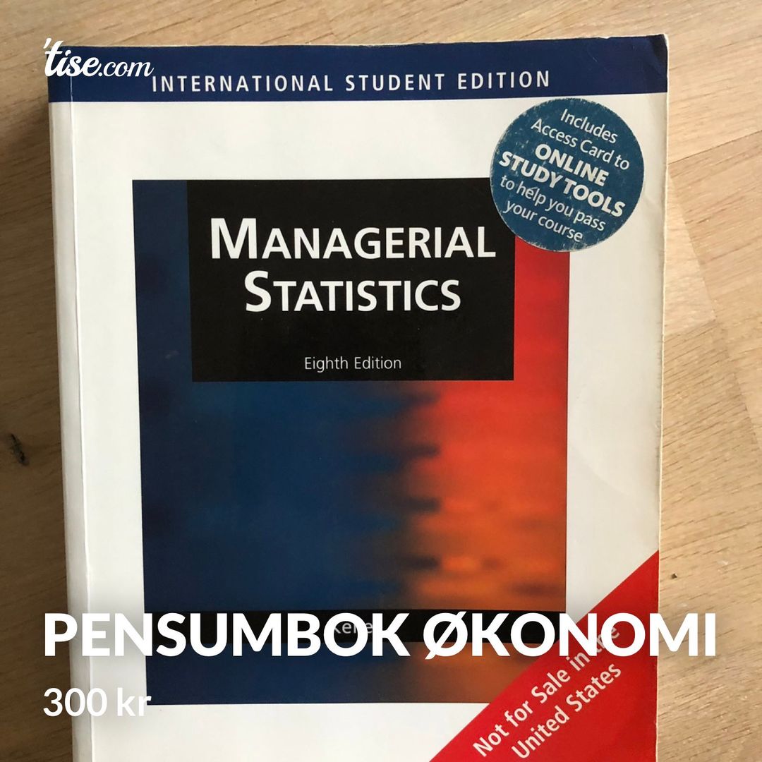 Pensumbok økonomi