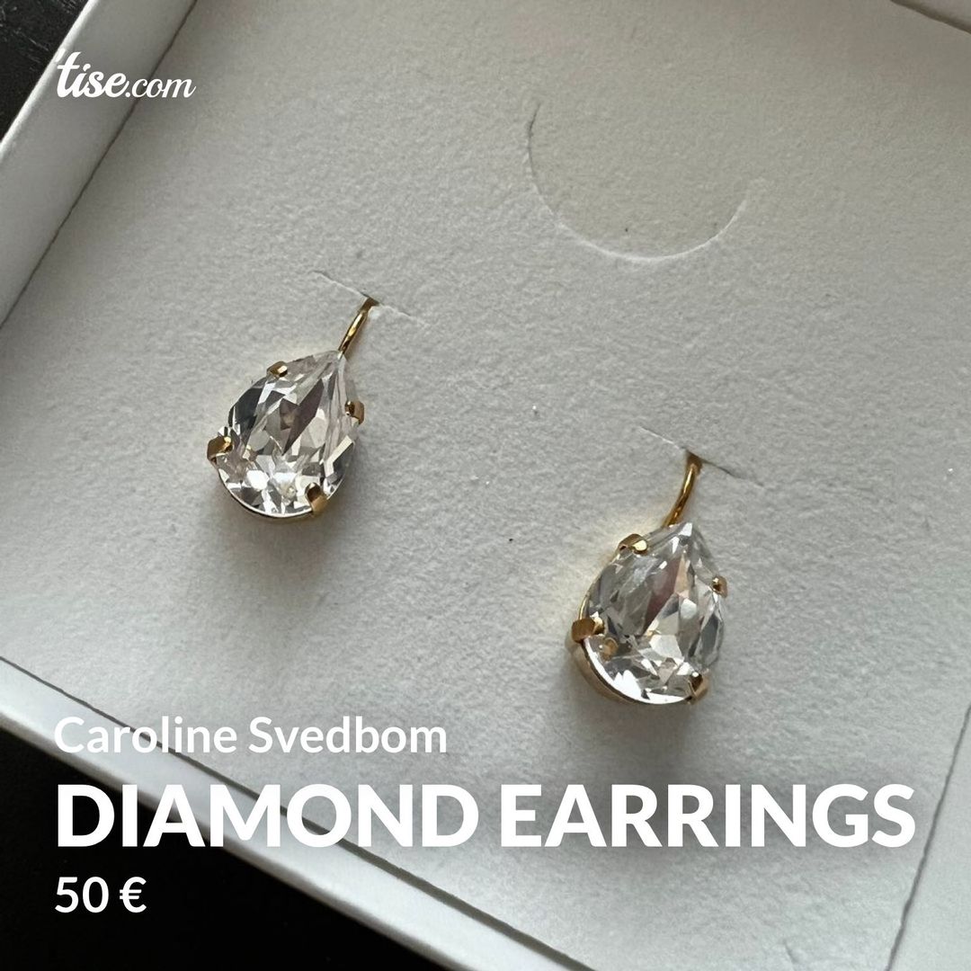 Diamond earrings