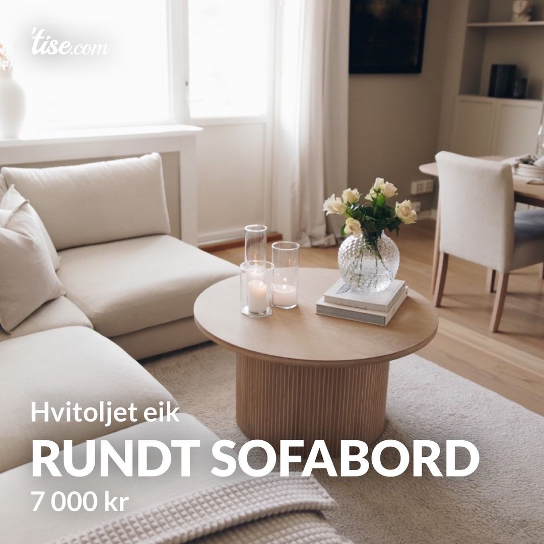 Rundt sofabord