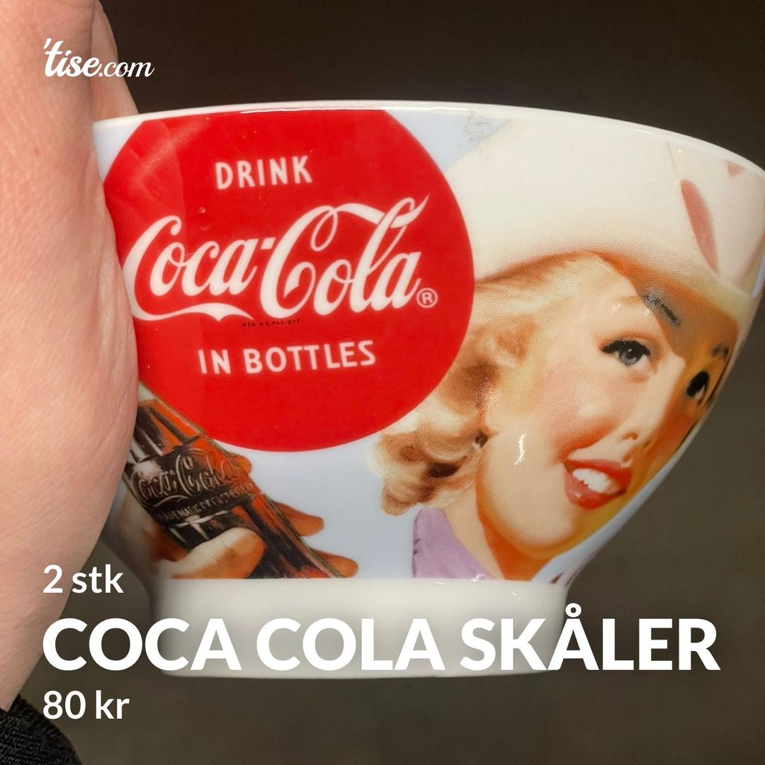 Coca Cola skåler