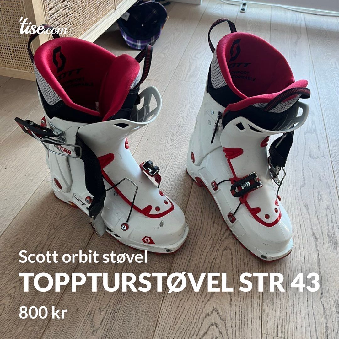 Toppturstøvel str 43