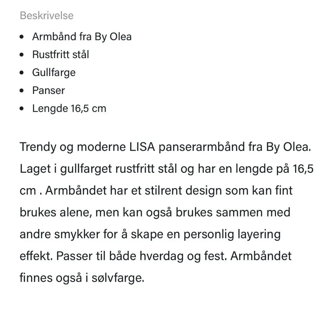 LISA panserarmbånd