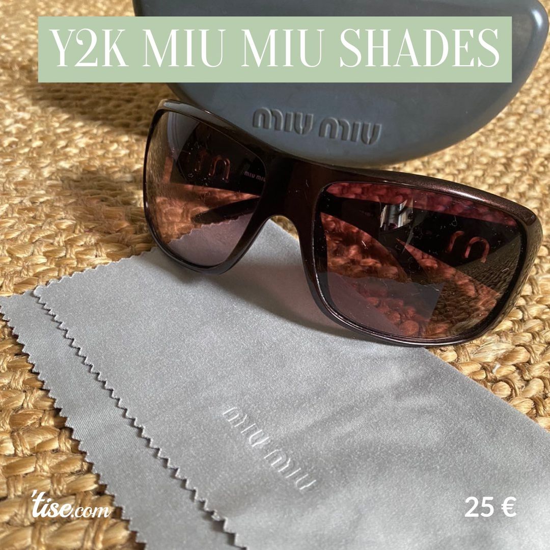 Y2K MIU MIU shades