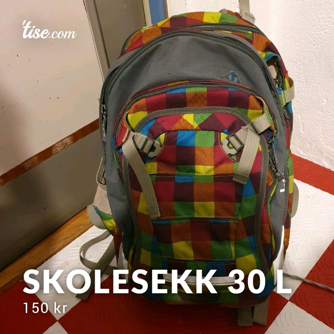 Skolesekk 30 L