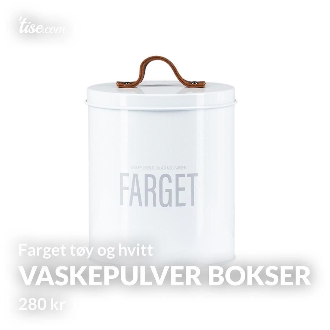 Vaskepulver bokser