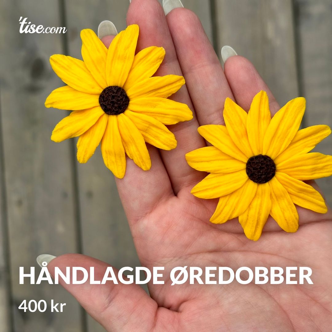 Håndlagde øredobber