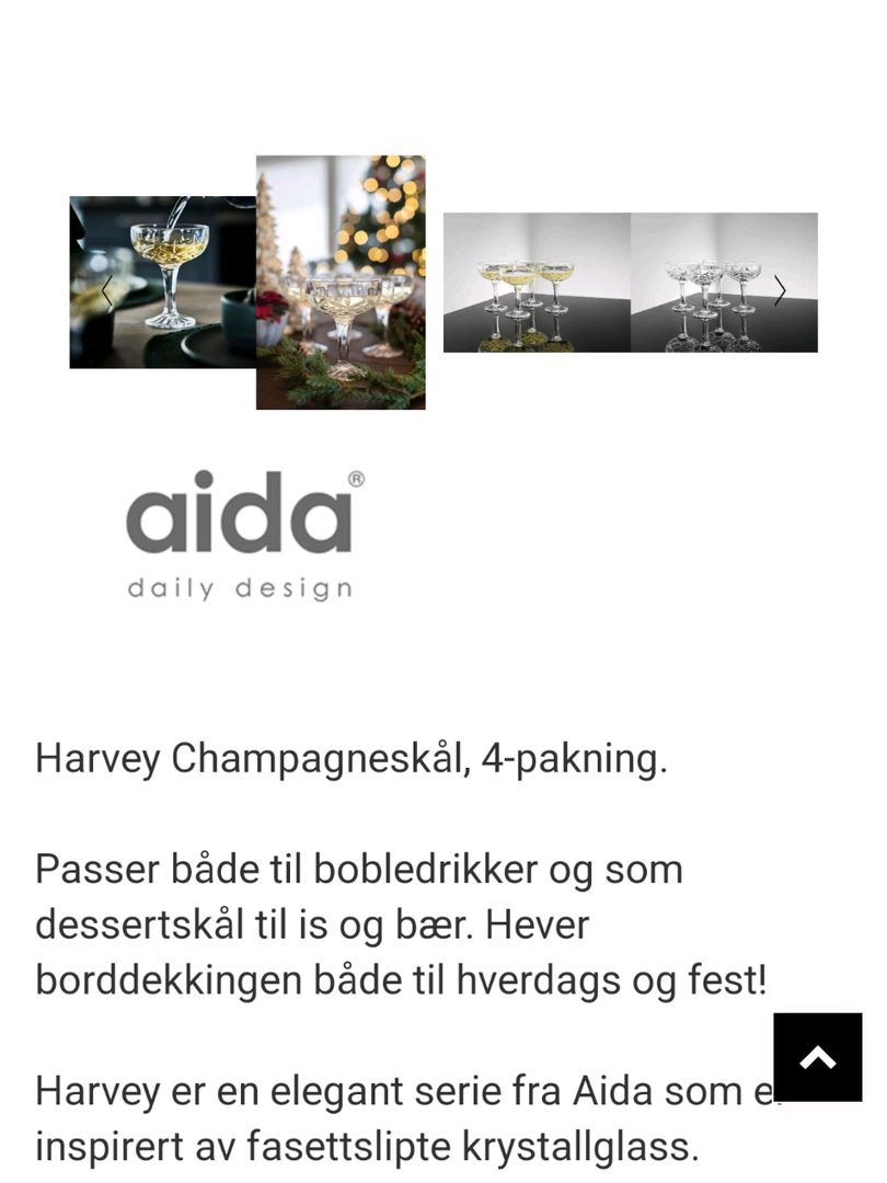 Nye Champagne Skåler