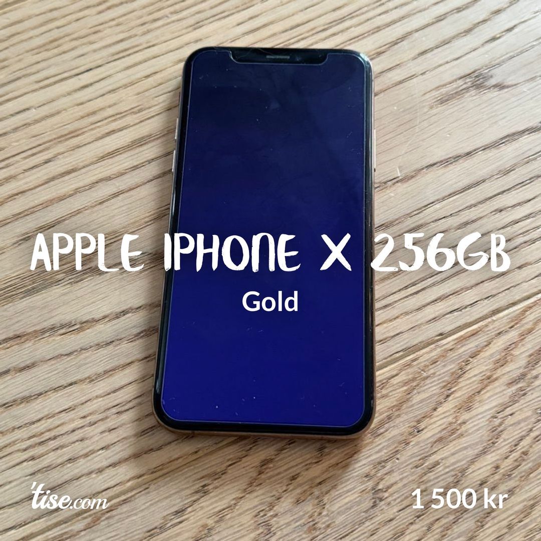 Apple iphone X 256gb