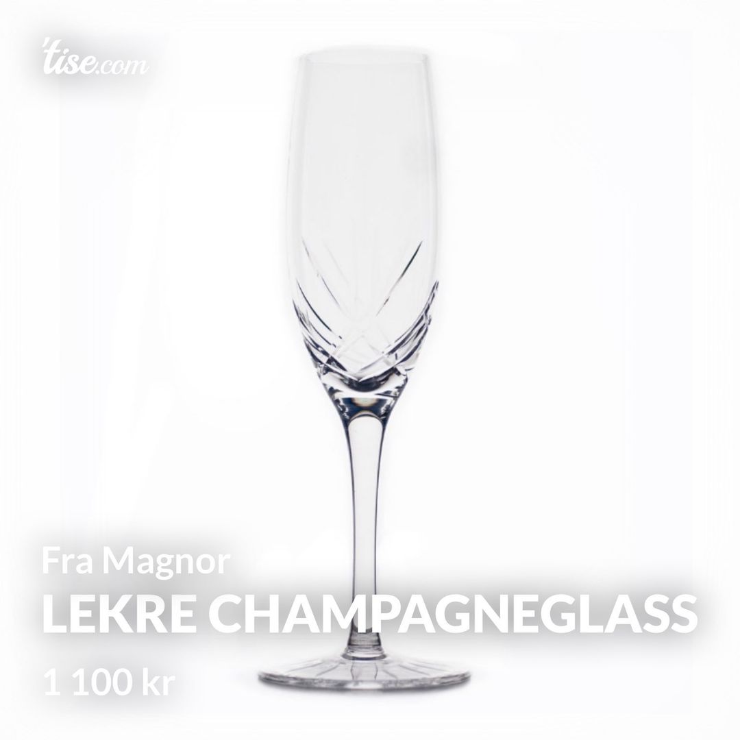 Lekre champagneglass