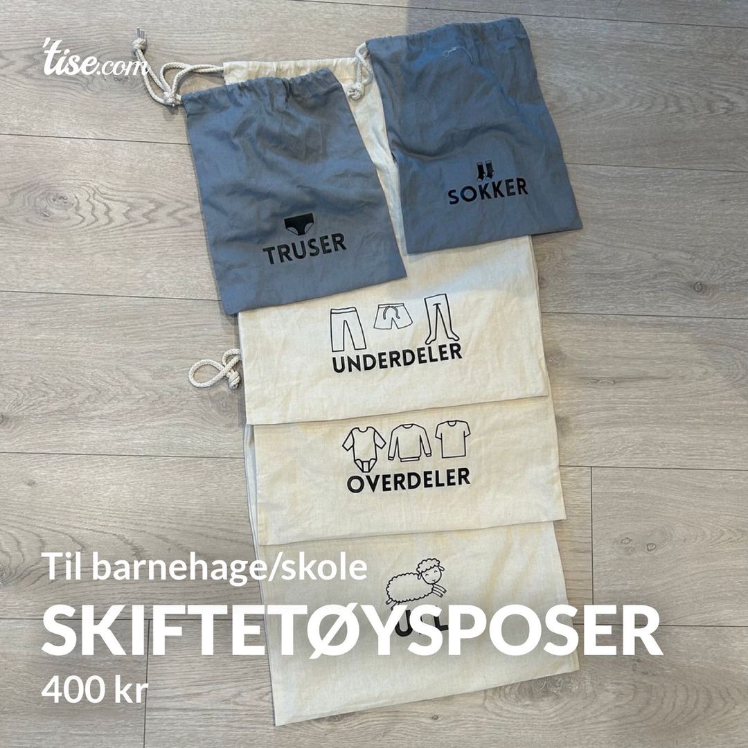 Skiftetøysposer